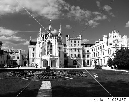 Lednice Chateau on summer day 21073887