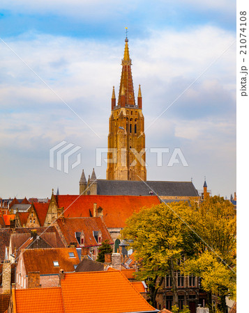 Church of Our Lady tower in Bruges 21074108