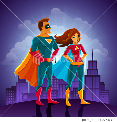 Super Heroes Couple 21074631