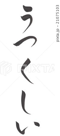 うつくしい　美しい　ウツクシイ 21075103