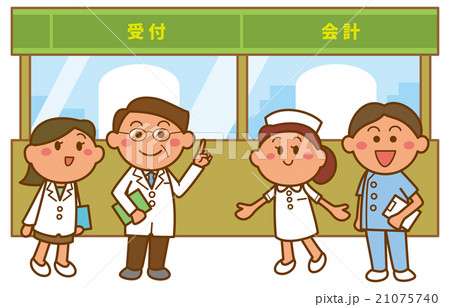 医者と看護師のイラストセット 医者と看護師のイラストセット 21075740