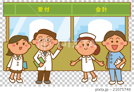 医者と看護師のイラストセット 医者と看護師のイラストセット 21075740