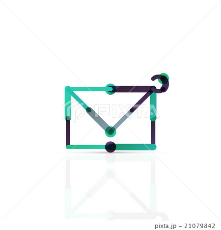 Vector email business symbol, or at sign logo 21079842