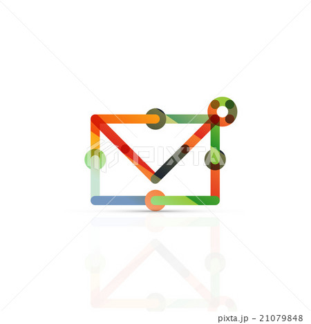 Vector email business symbol, or at sign logo 21079848