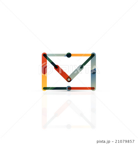 Vector email business symbol, or at sign logo Vector email business symbol, or at sign logo 21079857