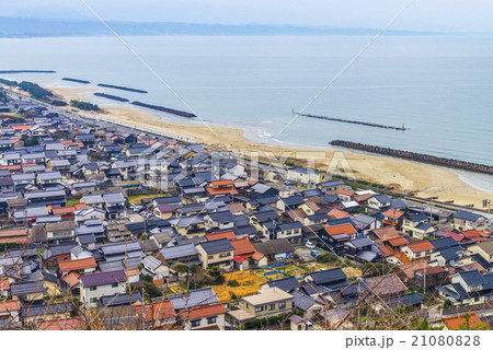 奉納山公園からの出雲市と日本海の眺望 奉納山公園からの出雲市と日本海の眺望 21080828