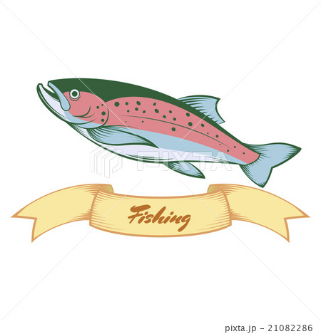 Trout fishing banner 21082286