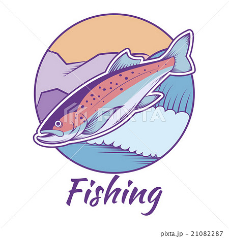 Trout fishing banner 21082287
