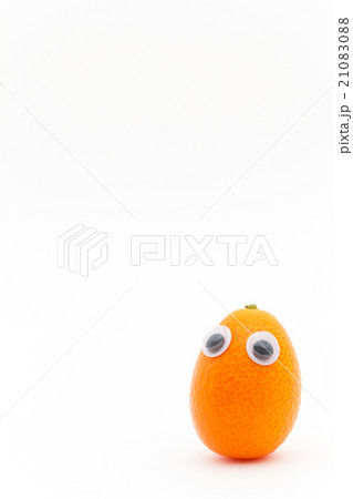 目玉シール・キンカン:Wiggly-eyed kumquat 21083088