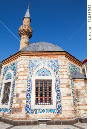 Ancient Camii mosque facade and minaret, Izmir Ancient Camii mosque facade and minaret, Izmir 21083545