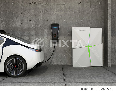 家庭用急速充電器とストレージバッテリーシステムのイメージ 21083571