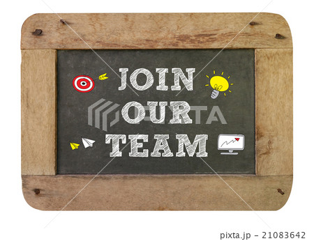 Join our team Concept ,vintage blackboard 21083642