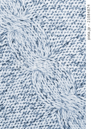 Grey knitted textured as background 21084874