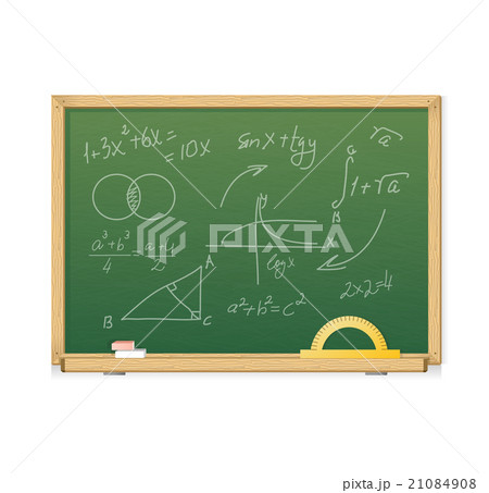 Vector green chalkboard 21084908