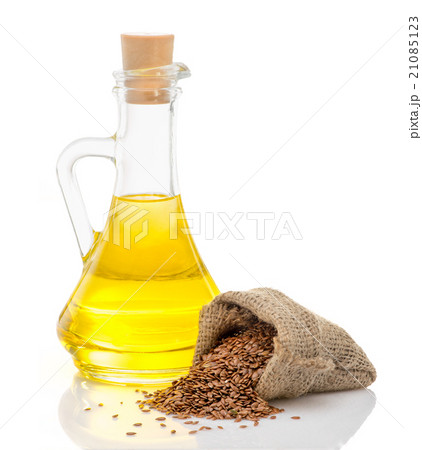 Linseed oil and flax seeds 21085123