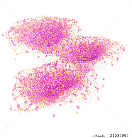 Abstract molecules design. Group of atoms forming  21085692