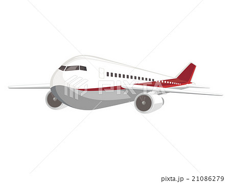 飛行機のイラスト　旅客機 21086279