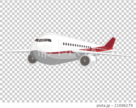 飛行機のイラスト　旅客機 21086279