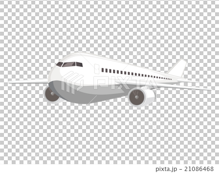 飛行機のイラスト　旅客機 21086468