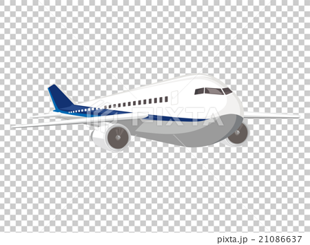 Airplane Illustration Right Facing Airliner Stock Illustration