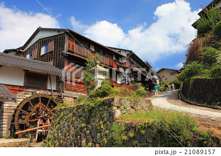 馬籠宿　水車小屋 21089157