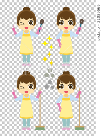 主婦　掃除道具　ブラシ 21089669
