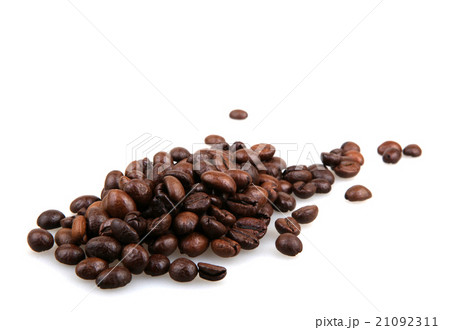 Coffee Beans isolated on white 21092311