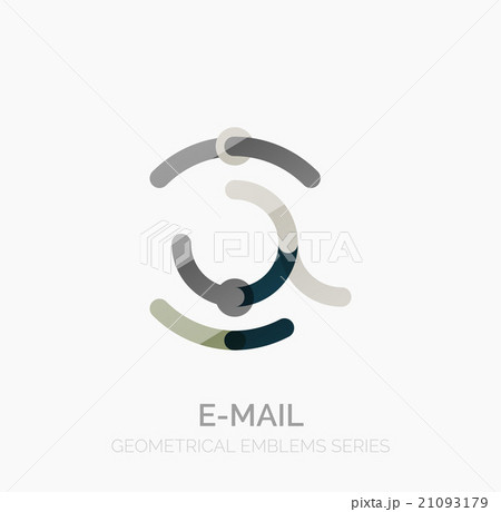 Vector email business symbol, or at sign logo 21093179