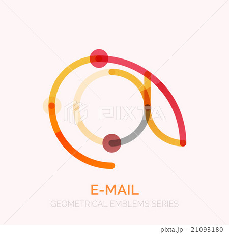 Vector email business symbol, or at sign logo 21093180