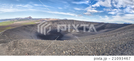 Hverfjall - crater of volcano, Iceland 21093467