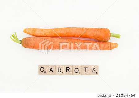 スクラブル文字:Carrots 21094764