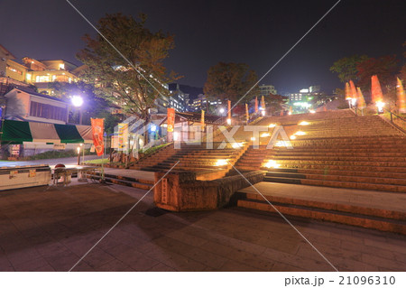 伊香保温泉　石段街夜景 21096310