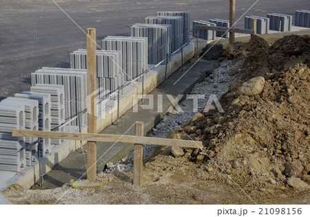 宅地の外構工事 宅地境界の外構工事 宅地の外構工事 宅地境界の外構工事 21098156