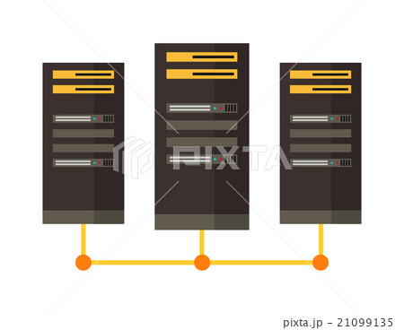 Computer server icon vector illustration Computer server icon vector illustration 21099135