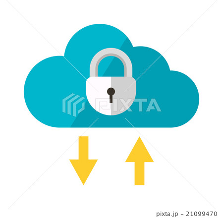Cloud storage vector illustration. Cloud storage vector illustration. 21099470