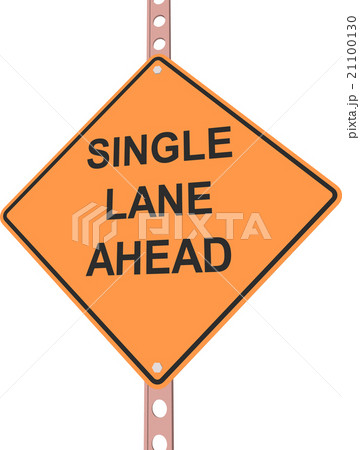 yellow roadsign isolated on white background 21100130