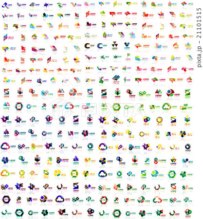 Mega collection of geometrical abstract logo 21101515