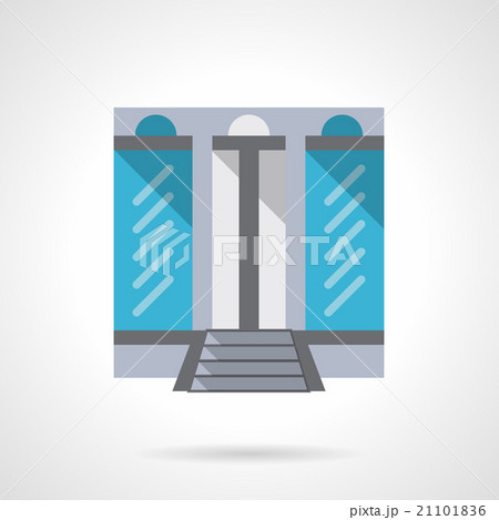 Fashion store flat color design vector icon 21101836