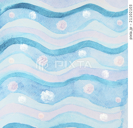 Abstract watercolor background with blue waves Abstract watercolor background with blue waves 21102103