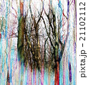 Abstract watercolor background with fantastic tree 21102112