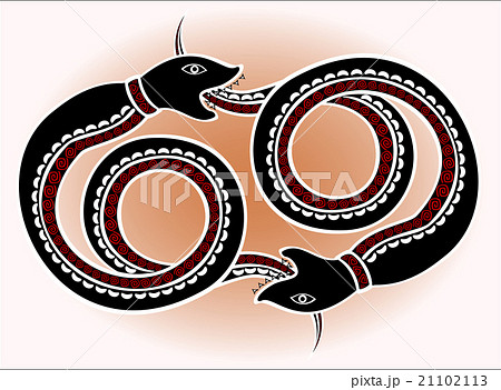 Decorative ethnic pattern in style of the legend 21102113