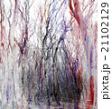 Abstract watercolor background with fantastic tree 21102129