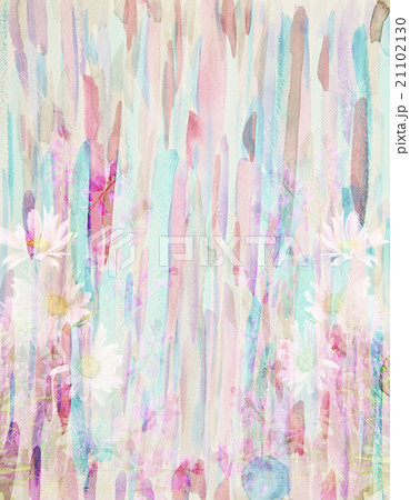 Abstract watercolor floral pattern double exposure Abstract watercolor floral pattern double exposure 21102130