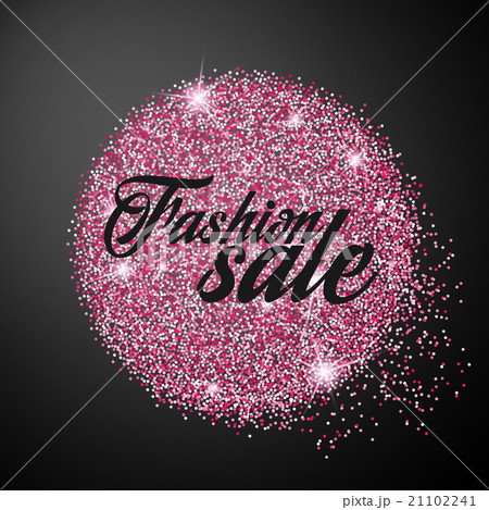 Heart of pink glittering star dust. Love concept.  21102241