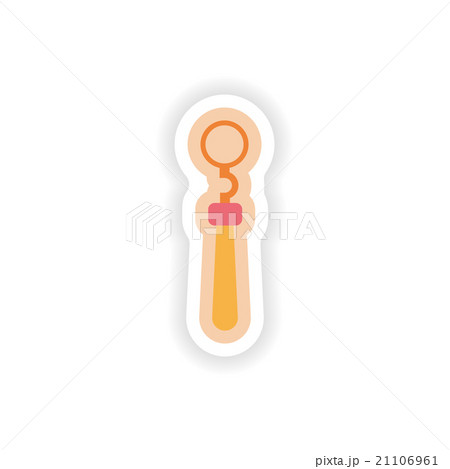 paper sticker on white background medical paper sticker on white background medical 21106961
