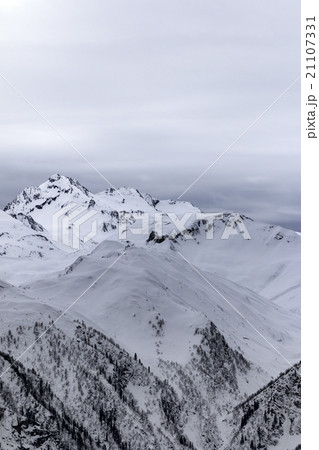 Gray snowy mountains Gray snowy mountains 21107331