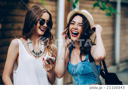 Two young beautiful girls Two young beautiful girls 21108843