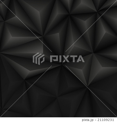 Abstract geometrical black background. Vector 21109231