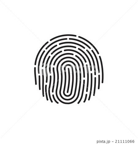 fingerprint Icon Image. Flat. fingerprint icon app 21111066