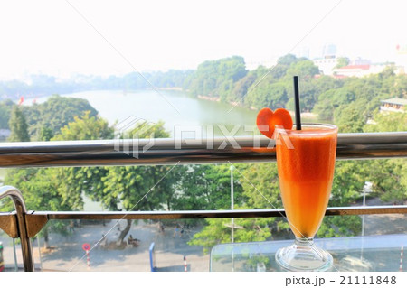 ベトナム ハノイ カフェテラスからの眺め ベトナム ハノイ カフェテラスからの眺め 21111848